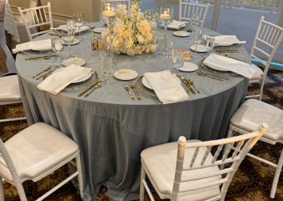 White Chiavari Chair Rentals by Beyond Elegance Party Rentals